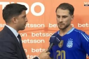 麦卡:半场时队友们调侃我能不能进3个,最后尝试了但没进 麦卡:半场时队友们调侃我能不能进3个,最后尝试了但没进